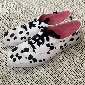 Keds Dalmatian Cow Print Canvas Sneakers